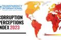 Comparison chart 2022 vs. 2023  India Ranks 93 in Global Corruption Index   Corruption Index 2023  180 countries ranked in 2023