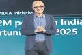 Microsoft to provide AI skills to 2 million people in India by 2025   Satya Nadella, Chairman and CEO of Microsoft