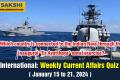 International Weekly Current Affairs Quiz in English January 15 to 21 2024