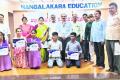Students received appreciation certificate      Innovative ideas on display at Puttaparthi Mandal exhibition       Students presenting science projects at district-level exhibition   