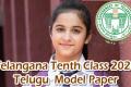 Telangana State Tenth Class 2024 Telugu Model Question Paper 3
