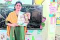 School teacher Swathi receives Innovative Teachers Group Award   Chhattisgarh Education Award Ceremony