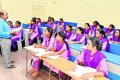 Teaching students in class   DSE notification  Andhra Pradesh CM Jagan's plan to provide jobs for teachers    Andhra Pradesh Chief Minister Jagan releasing DSE notification