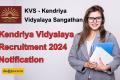  Trained Graduate Teacher recruitment notification   Sports Coach recruitment   Kendriya Vidyalaya Recruitment 2024  Primary Teacher recruitment notification
