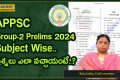 APPSC Group-2 Prelims 2024 Subject Wise Questions