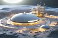 Russia and China Planning Joint Nuclear Power Plant on Moon   Astronauts constructing a lunar nuclear power plant