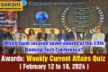 Awards Weekly Current Affairs Quiz in English February 12 to 18 2024