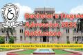 Bachelor's Degree Admission Notification at Osmania University 