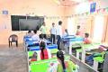 Collector Abhishikt Kishore, DEO inspecting examination centres of Tenth Class