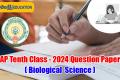 Andhra Pradesh - Tenth Class Biological Science March 2024 Question Paper