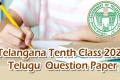 Telangana - Tenth Class Telugu April 2023 Question Paper