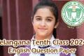 Telangana - Tenth Class 2024 March English Question Paper