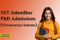 NIT Jalandhar PhD Admissions