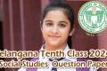 Telangana Tenth Class 2024 Social Studies(EM) Question Paper 