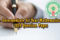 AP - Intermediate Ist Year Mathematica-1A - March 2024 Question Paper