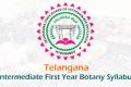 Telangana Intermediate 1st Year Botany Syllabus 2023