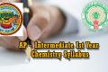 Andhra Pradesh: Intermediate 1st Year Chemistry Syllabus 