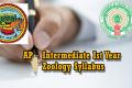 Andhra Pradesh: Intermediate 1st Year Zoology Syllabus 