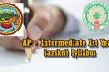 Andhra Pradesh: Intermediate 1st Year Sanskrit Syllabus