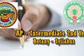 Andhra Pradesh: Intermediate 2nd Year Botany(TM) Syllabus