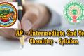 Andhra Pradesh: Intermediate 2nd Year Chemistry(TM) Syllabus 