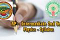 Andhra Pradesh: Intermediate 2nd Year Physics(TM) Syllabus 