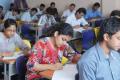 Candidates attendence for Flagship exam under UPSC on sunday  anantapur upsc exam success