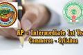 Andhra Pradesh: Intermediate 1st Year Commerce Syllabus 