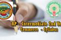 Andhra Pradesh: Intermediate 2nd Year Commerce Syllabus 