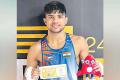 Indian boxer Nishant Dev celebrates victory   Nishant Dev becomes first man to secure Paris 2024 Olympics boxing quota for India