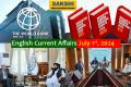 1st July, 2024 Current Affairs generalknowledgequestions with answers 