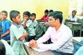 Collector Venkateshwar sudden inspection at Gurukul School