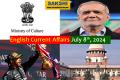 8th July, 2024 Current Affairs  generalknowledge current affairs with answers  sakshieducation competitive exams current affairs  
