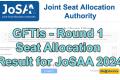 GFTIs-Round 1 Seat Allocation Result for JoSAA 2024