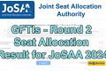 GFTIs-Round 2 Seat Allocation Result for JoSAA 2024