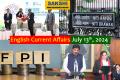 13th July, 2024 Current Affairs