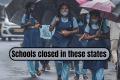 All Schools and Colleges Closed Due to Heavy Rain 2024  Heavy rain forecast for Telangana and Andhra Pradesh  Meteorological Department weather alert  Low pressure system over Bay of Bengal causing heavy rain  