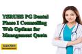 Dr. YSR University Postgraduate Dental Degree Phase I web options announcement Dr. YSR University of Health Sciences Phase I counselling schedule for Postgraduate Dental Degree admissions  Management Quota seat web options schedule for Postgraduate Dental Degree at Dr. YSR University  YSRUHS PG Dental Phase I Counselling Web Options for Management Quota  