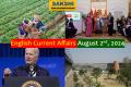 2nd August, 2024 Current Affairs