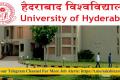 Hyderabad University Latest Notification 2024 