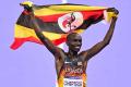 New Olympic record holder Joshua Tshegai in mens 10,000m  Joshua Tshegai winning the gold medal in mens 10,000m at Paris Olympics  Uganda’s Joshua Cheptegei wins men’s 10,000m gold at Paris Olympics 2024