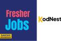 Kodnest is Hiring! Software Engineer Intern