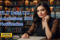 NLU Delhi Announces UG Admissions