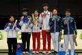 First Gold Medal to China in Paris Olympics 2024  China's first gold medal of the Paris Olympics in 10m air rifle mixed team event  