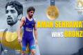 Indian Wrestler Aman Sehrawat wins Bronze in 57kg freestyle event at Paris Olympics 2024