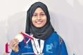 Shaik Sadiya Almas get gold medal in Powerlifting Championship