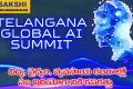 Telangana Global AI Summit news in telugu  Telangana Global AI Summit banner with dates and details  Telangana Global AI Summit with artificial intelligence theme  