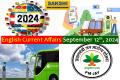 12th September, 2024 Current Affairs  national and international currentaffairs for competitive exams  