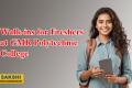 Walk-ins for Freshers at GMR Polytechnic College 