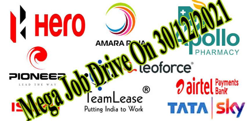 Mega Job Drive Twenty Two Companies are Participating
